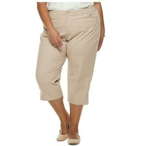 Plus Size Croft & Barrow® Classic Stretch Twill Ca